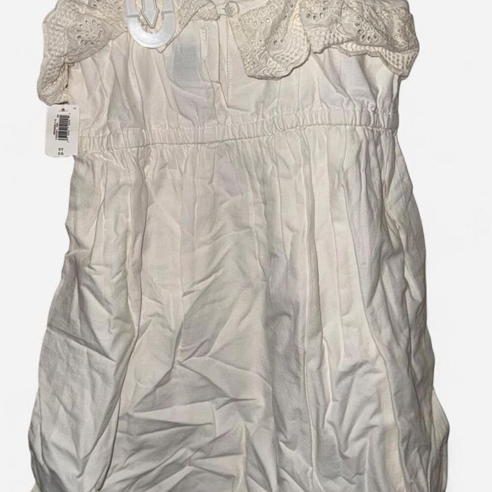 Old-navy Girl's White and Cream Dress